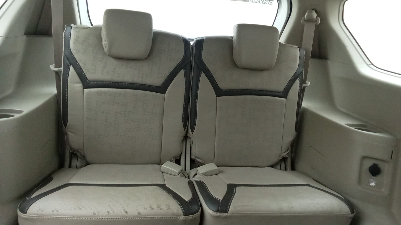 Third row seats of a Maruti Suzuki Ertiga