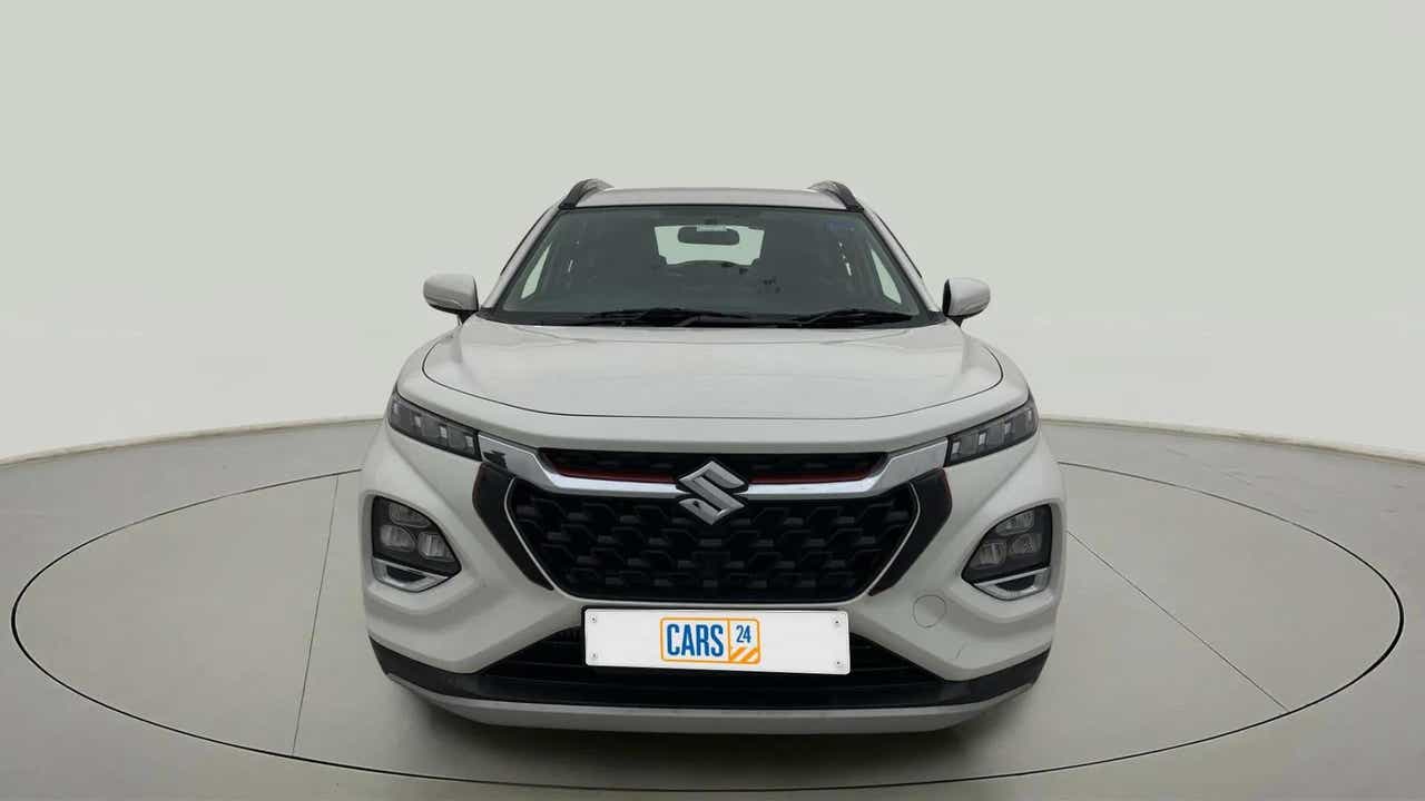 Front view of a maruti suzuki fronx