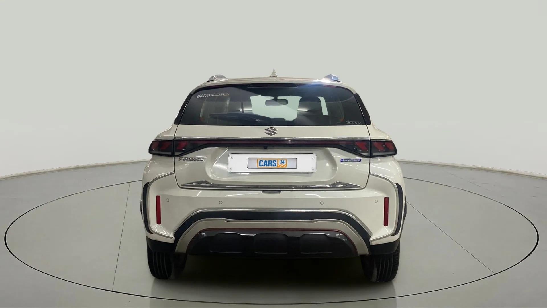 Rear view of a Maruti Suzuki FRONX