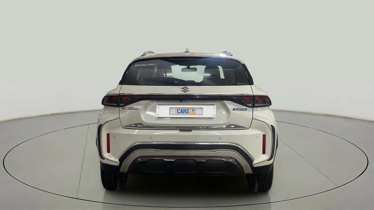 Rear view of a Maruti Suzuki FRONX