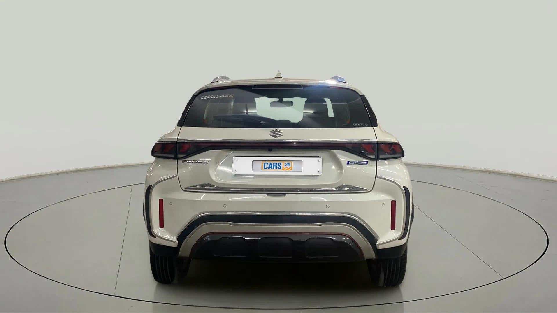 Rear view of a Maruti Suzuki FRONX