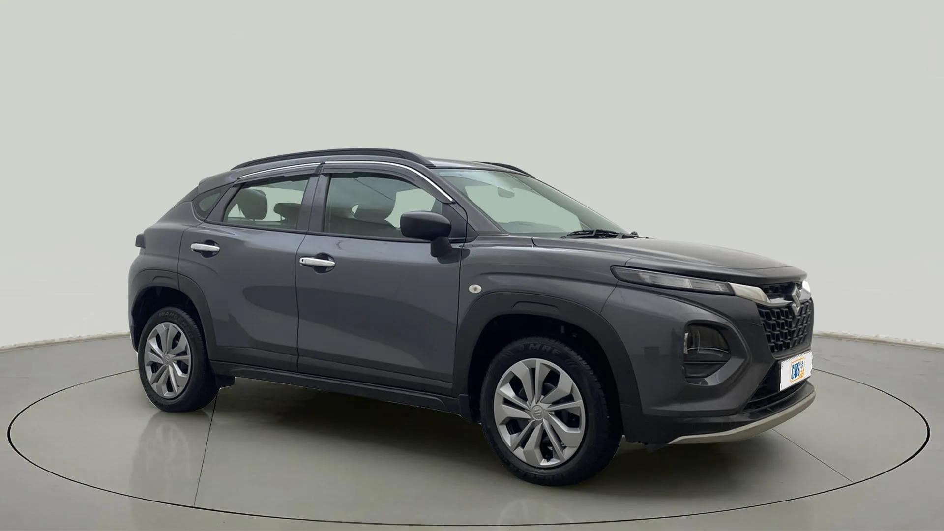 Front side view of a Maruti Suzuki FRONX