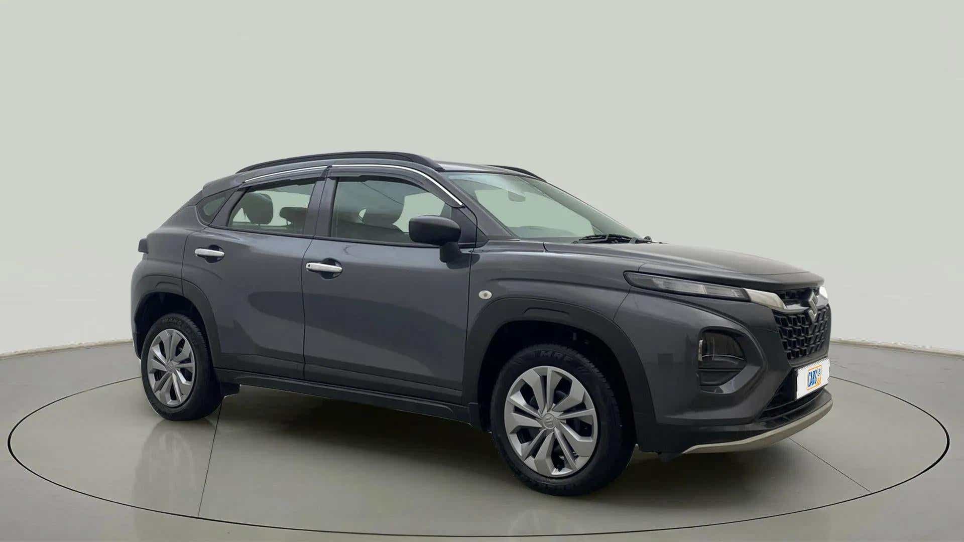 Front side view of a Maruti Suzuki FRONX