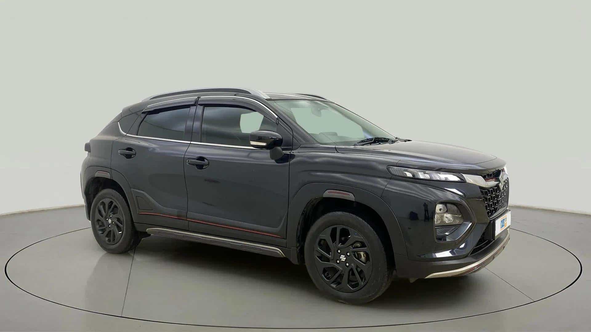 Front three-quarter view of a Maruti Suzuki FRONX