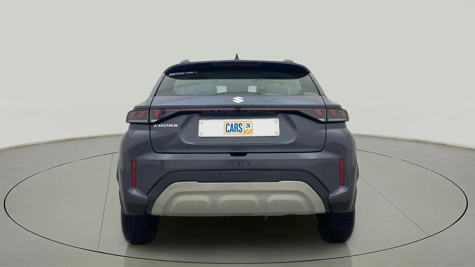 Rear view of a Maruti Suzuki FRONX