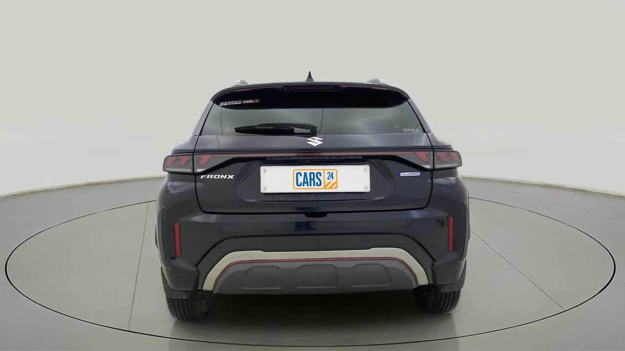 Rear view of a Maruti Suzuki FRONX