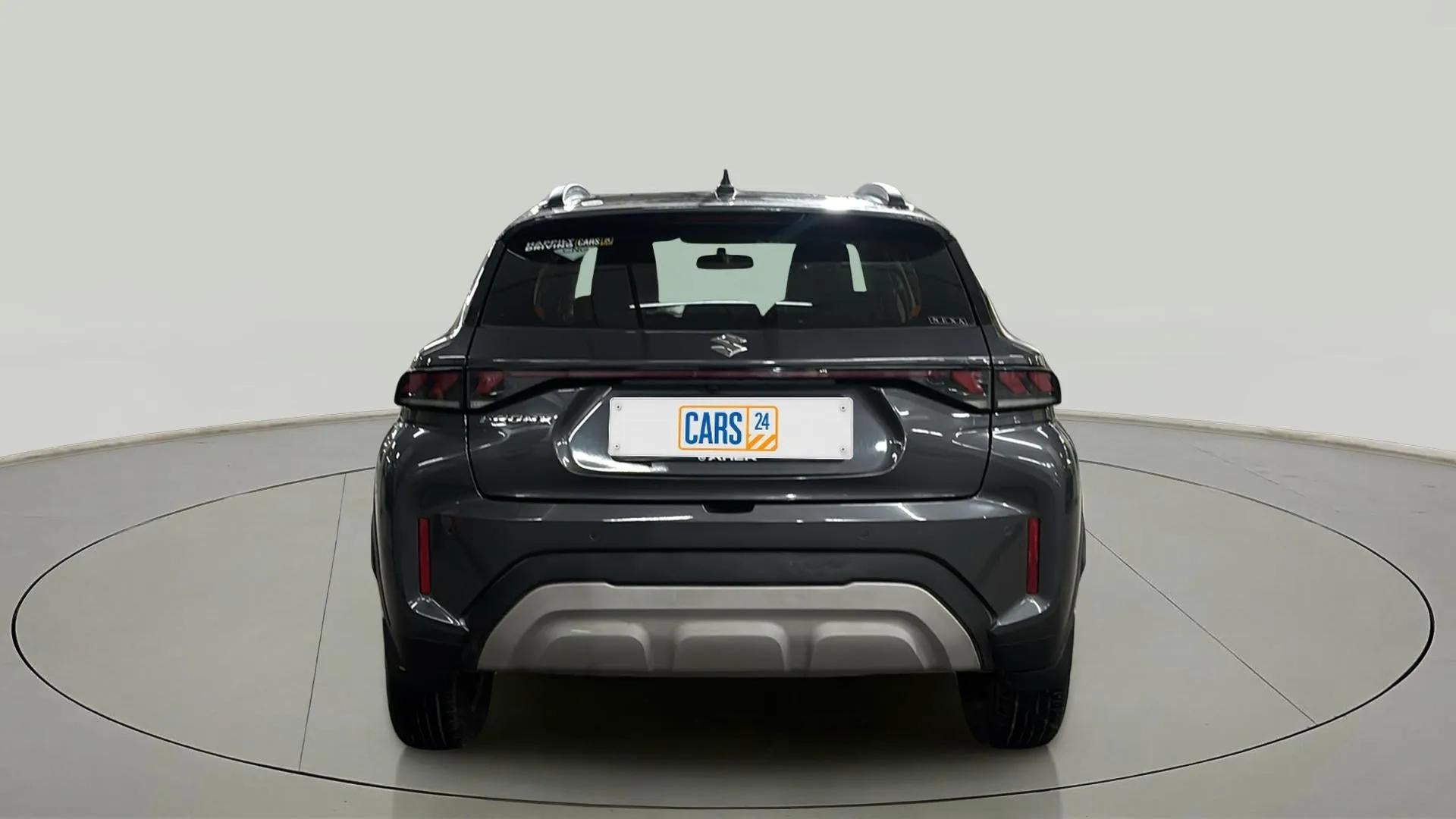 Rear view of a Maruti Suzuki FRONX