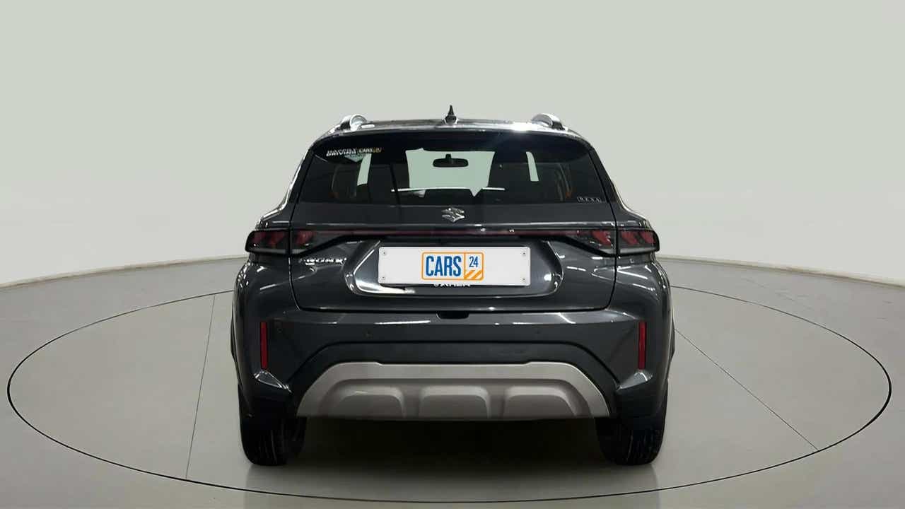 Rear view of a Maruti Suzuki FRONX