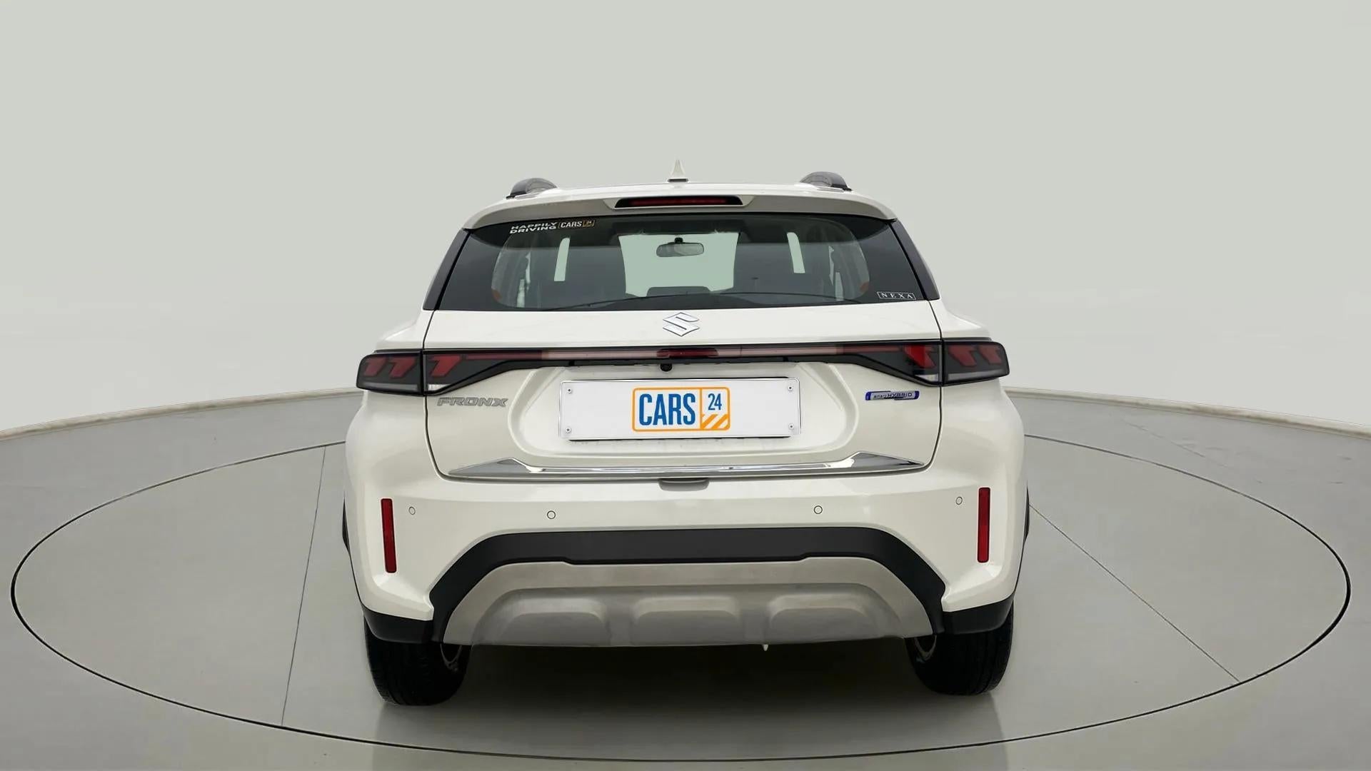 Rear view of a Maruti Suzuki FRONX