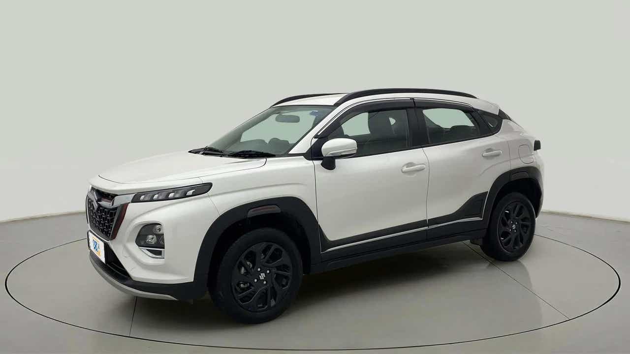 Front three-quarter view of a maruti suzuki fronx