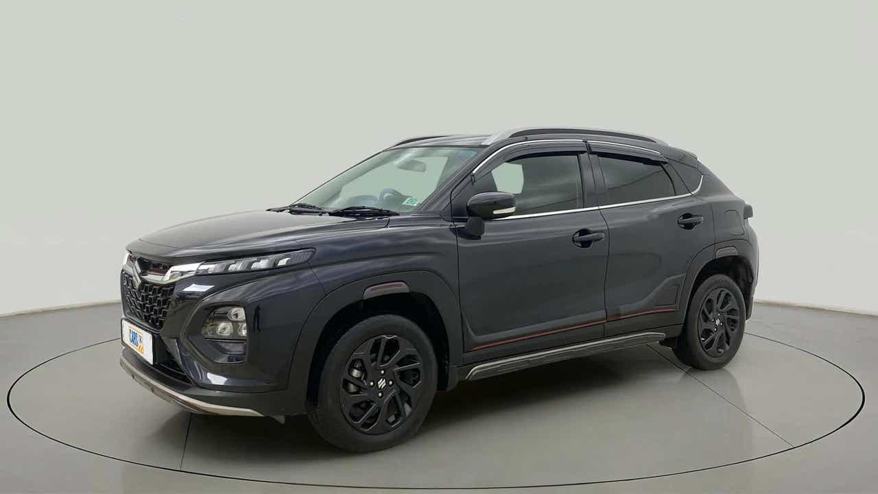 Front three-quarter view of a Maruti Suzuki FRONX