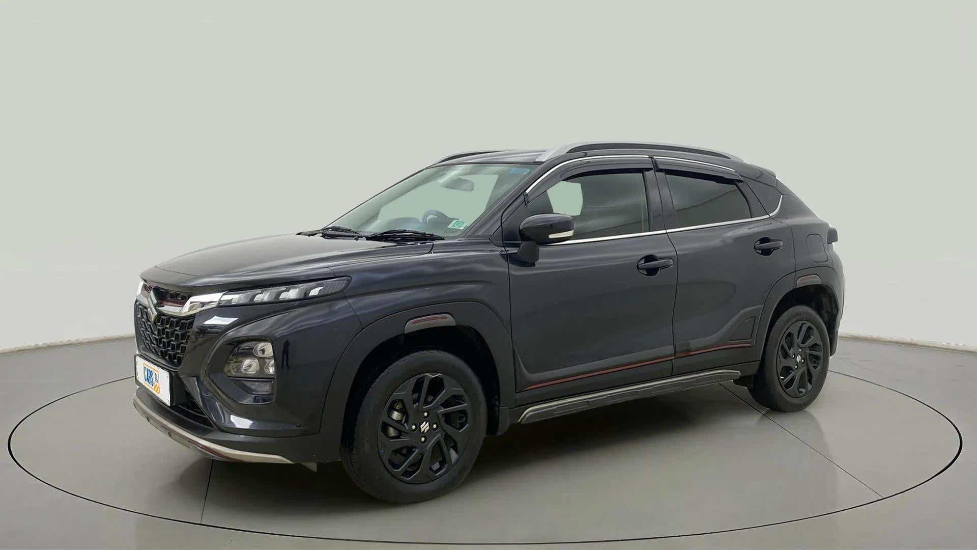 Front three-quarter view of a Maruti Suzuki FRONX