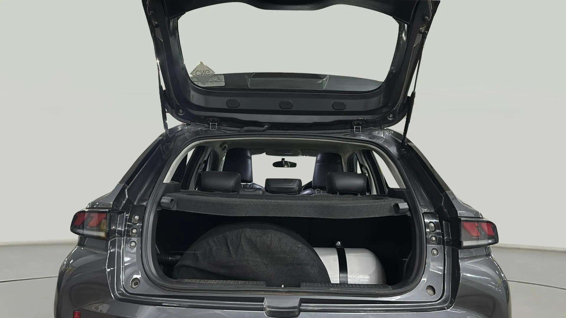 Boot space view of a Grandeur Grey Maruti Suzuki FRONX