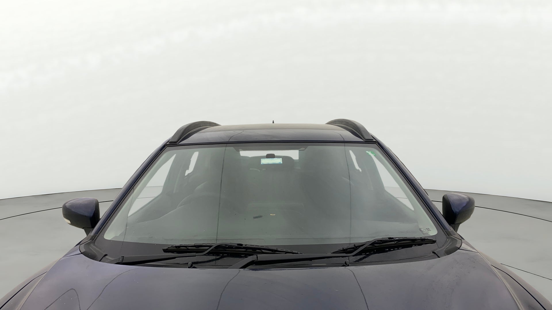 Front windshield and roofline of a Maruti Suzuki FRONX