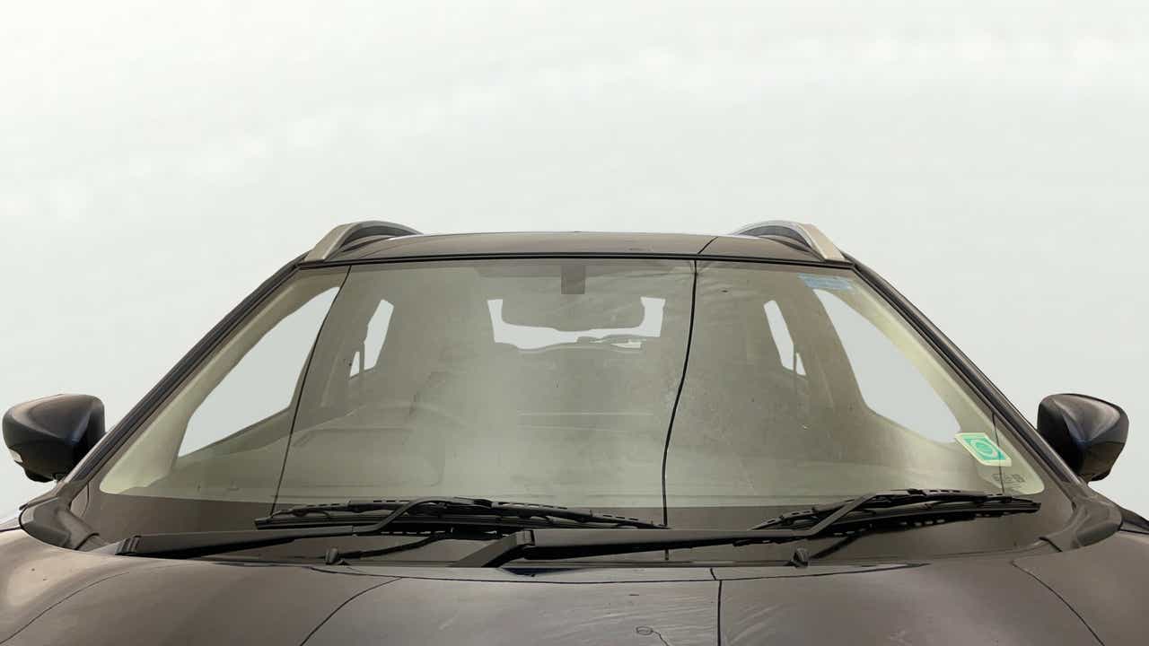 Front windshield view of a Maruti Suzuki FRONX