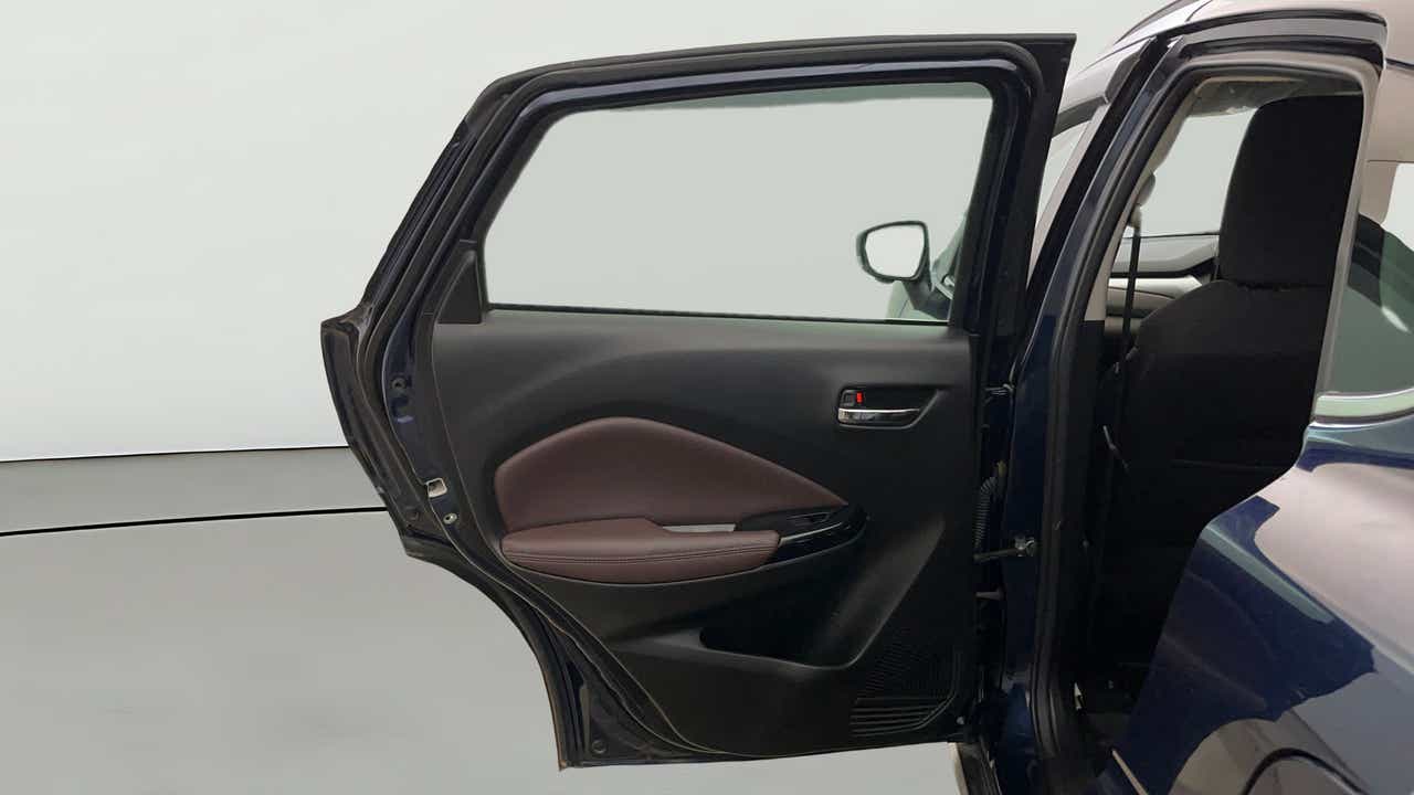 Rear door interior of a Maruti Suzuki FRONX