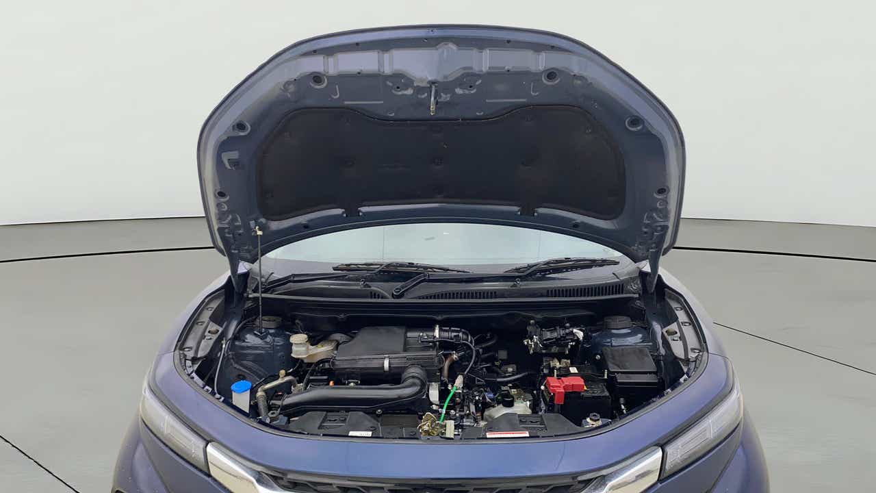 Engine bay view of a Maruti Suzuki FRONX