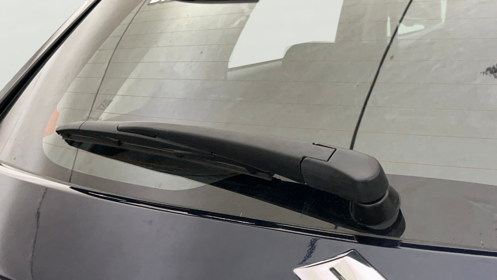Rear wiper close-up of a Maruti Suzuki FRONX