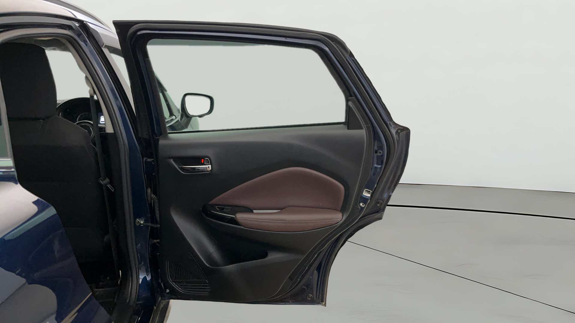 Left rear door interior of a Maruti Suzuki FRONX