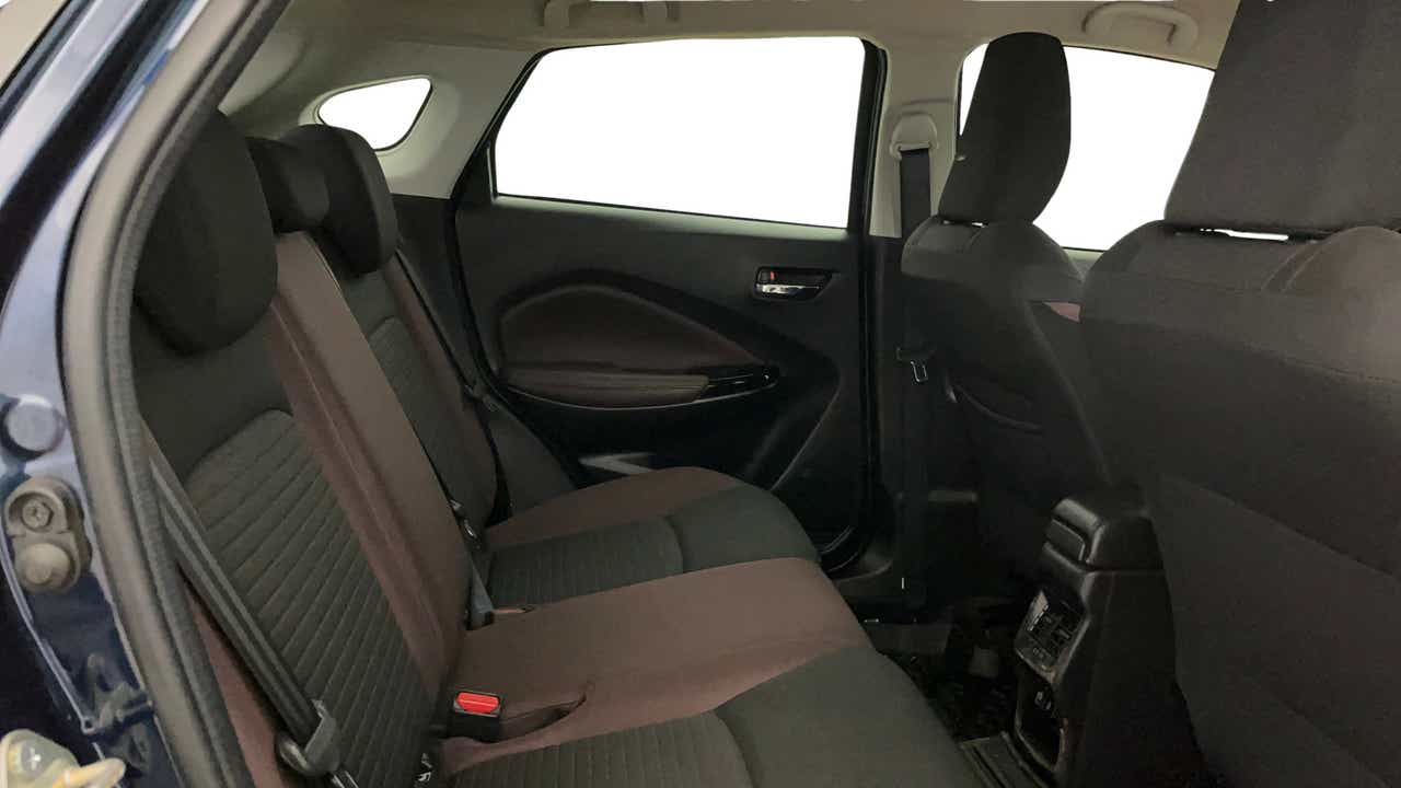 Rear seat view of a Maruti Suzuki FRONX
