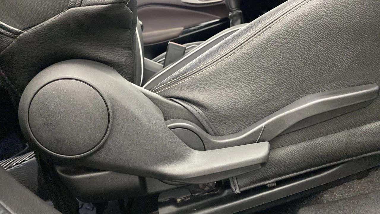 Seat adjuster close-up of a Maruti Suzuki FRONX
