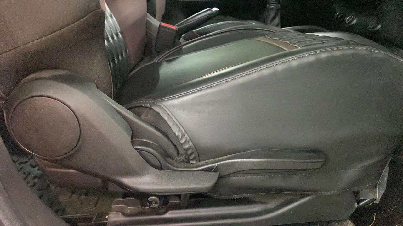 Side view of a Maruti Suzuki FRONX front seat