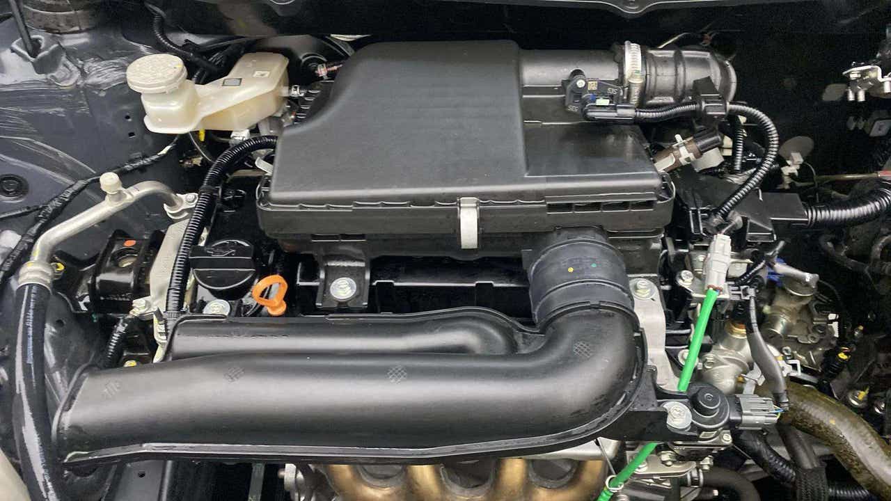 Engine bay view of a Maruti Suzuki FRONX
