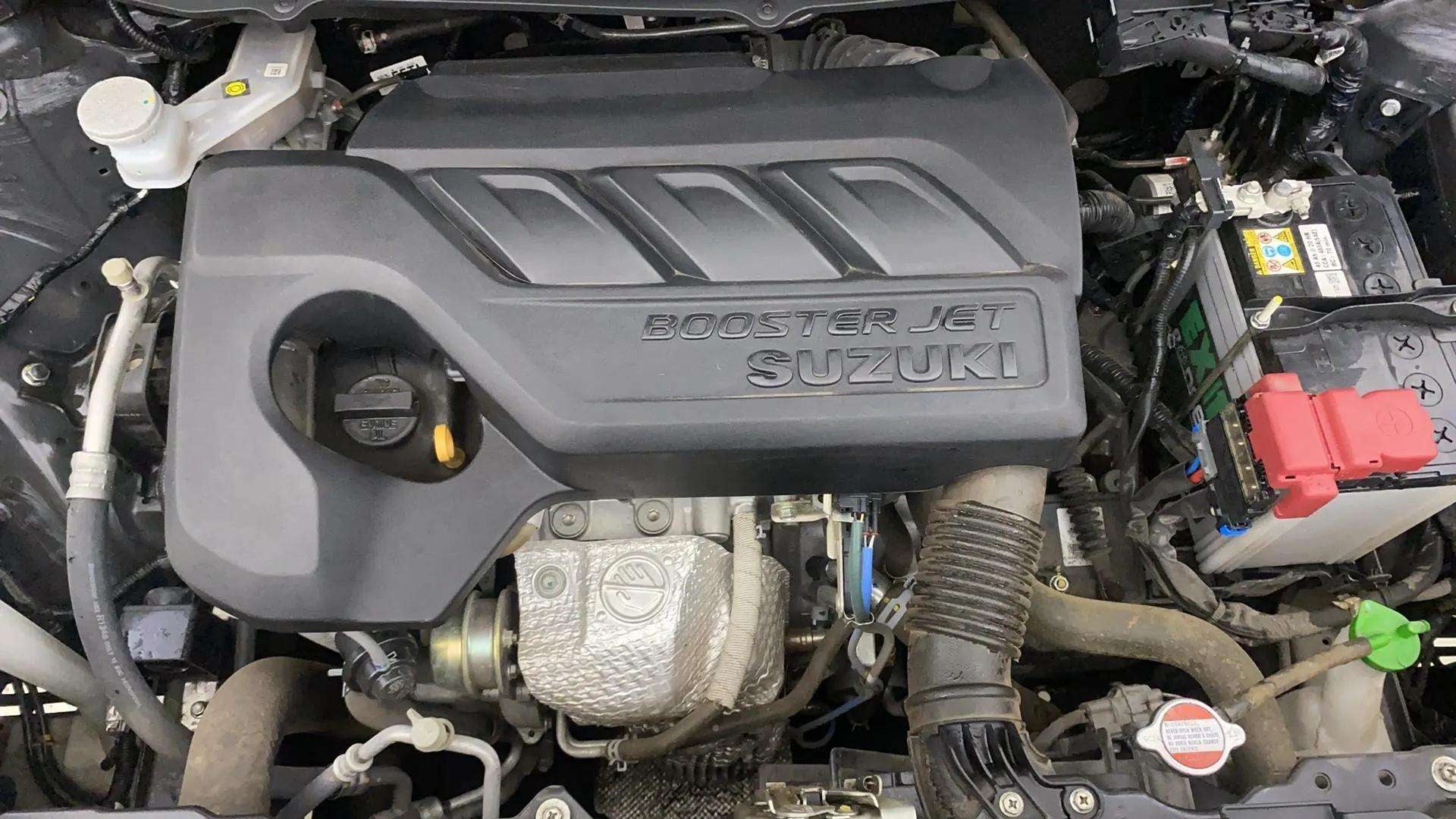 Engine bay of a maruti suzuki fronx
