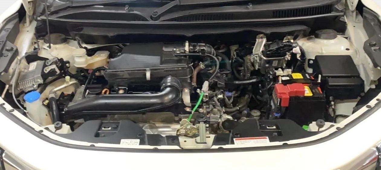 Engine bay of a Maruti Suzuki FRONX