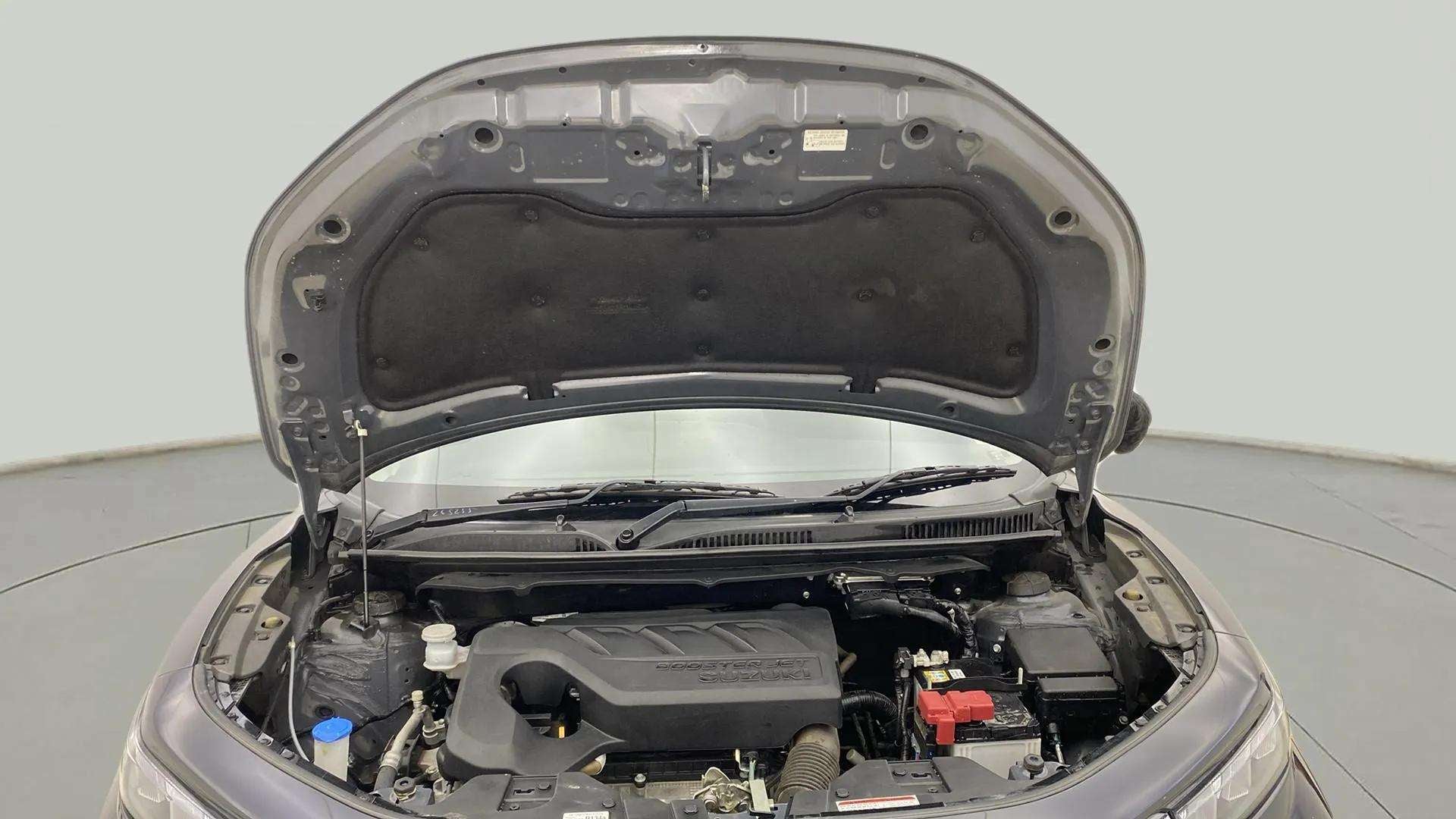 Engine bay of a Maruti Suzuki FRONX