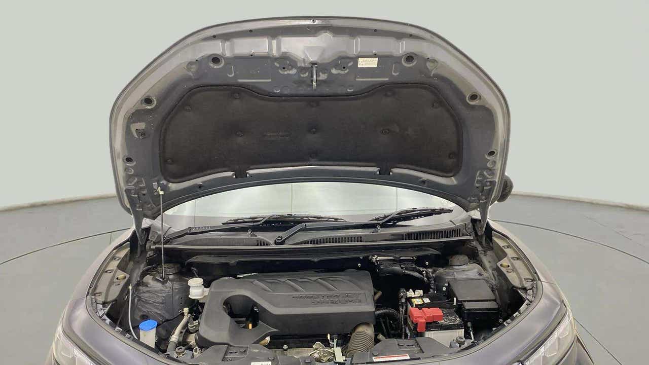 Engine bay of a Maruti Suzuki FRONX