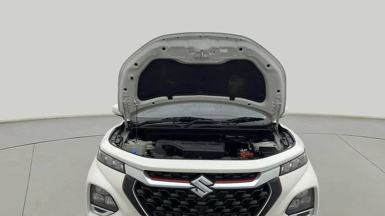 Engine bay view of a Maruti Suzuki FRONX