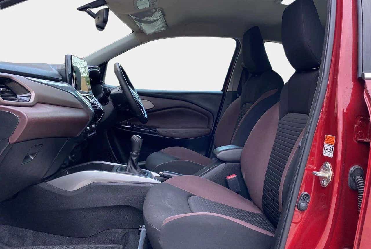 Interior front cabin view of a Maruti Suzuki FRONX