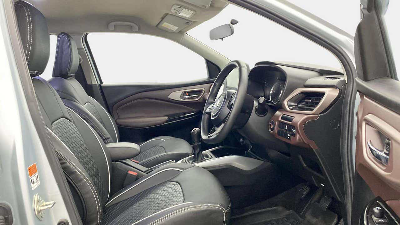 Interior front cabin view of a Maruti Suzuki FRONX