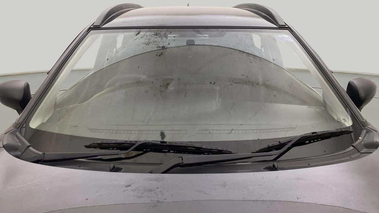 Front windshield view of a Maruti Suzuki FRONX