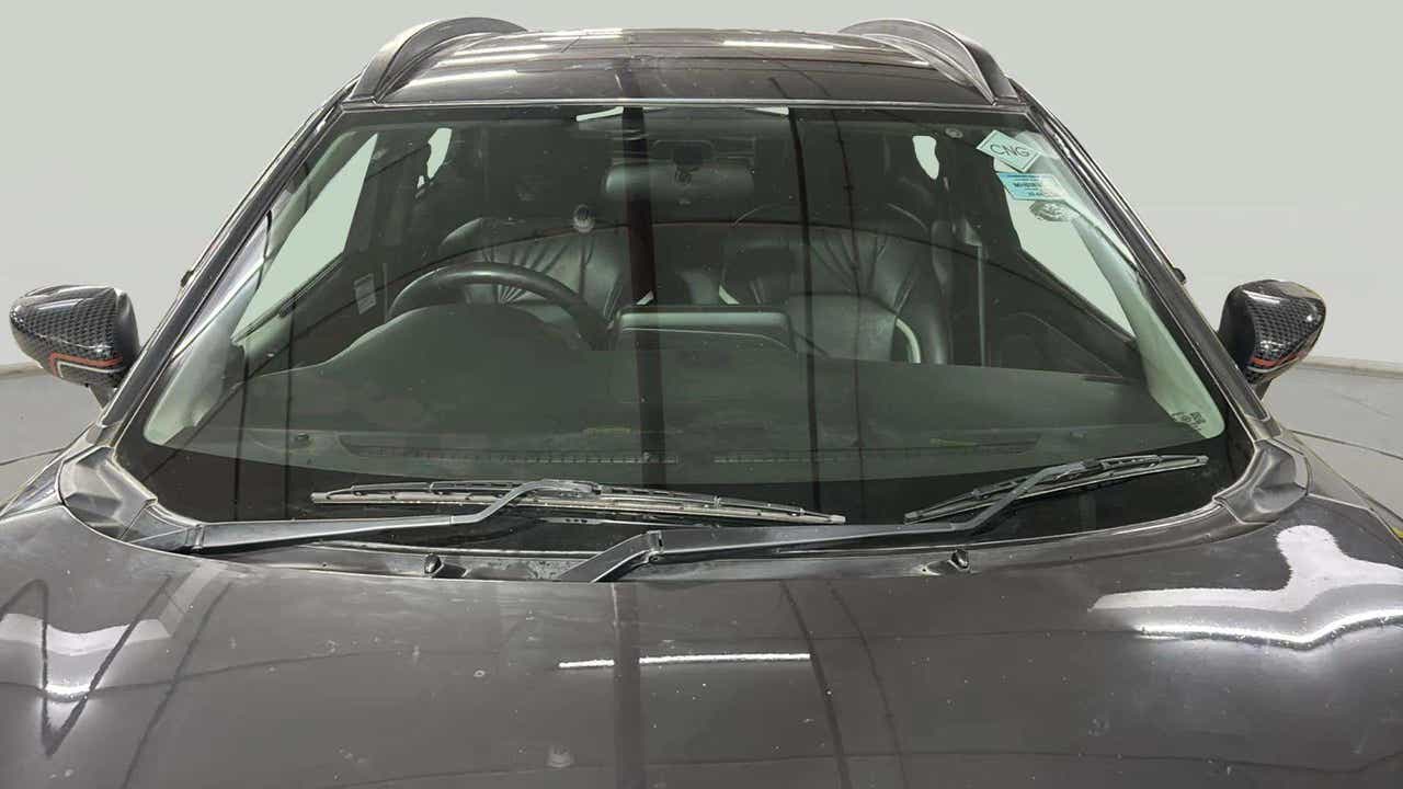 Front windshield and dashboard view of a Maruti Suzuki FRONX