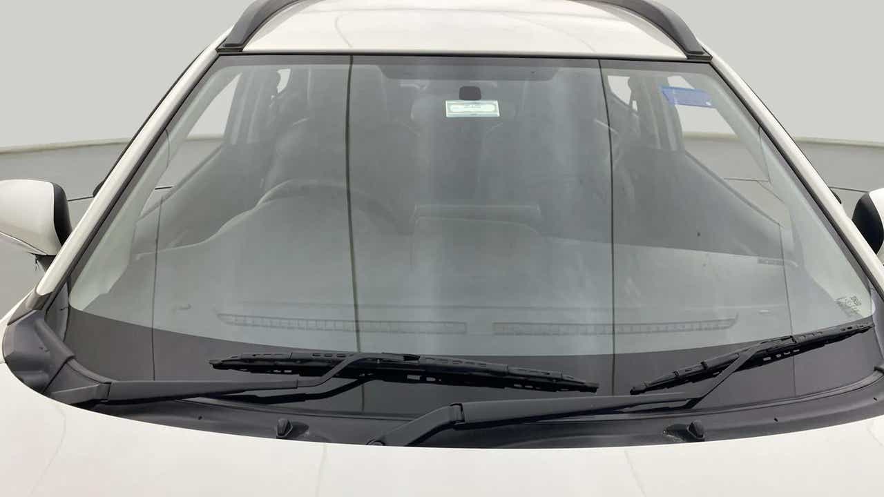 Front windshield view of a Maruti Suzuki FRONX