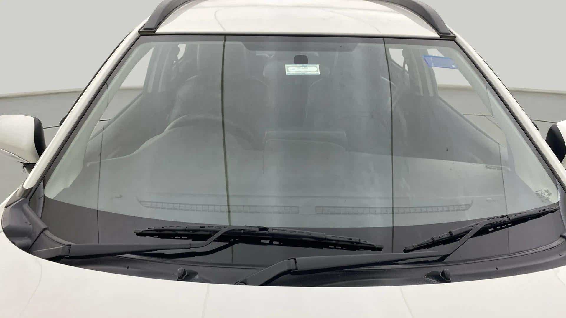 Front windshield view of a Maruti Suzuki FRONX