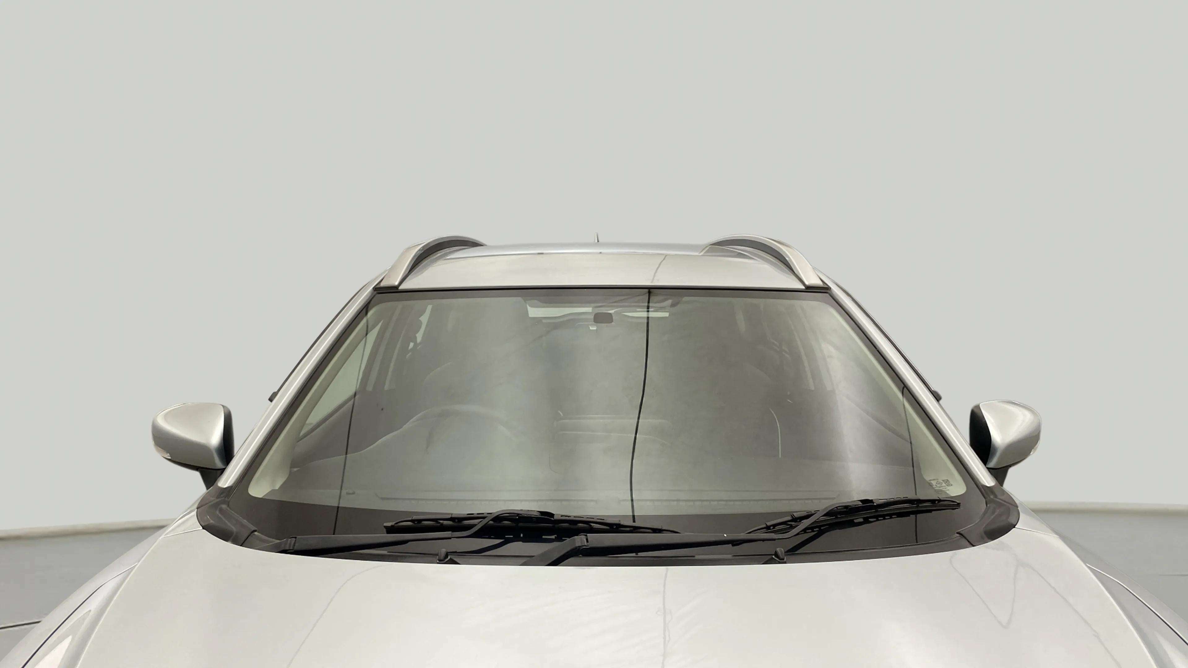 Front windshield view of a Maruti Suzuki FRONX