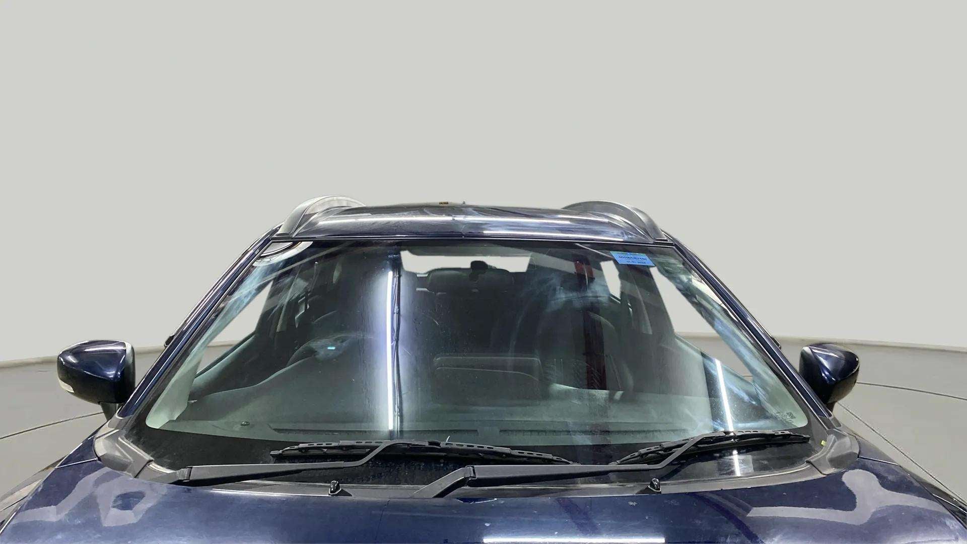 Front windshield view of a Maruti Suzuki FRONX