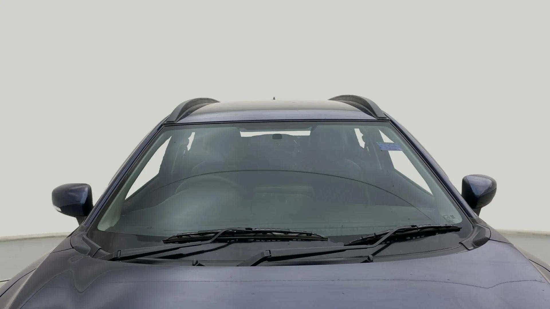 Front windshield view of a Maruti Suzuki FRONX