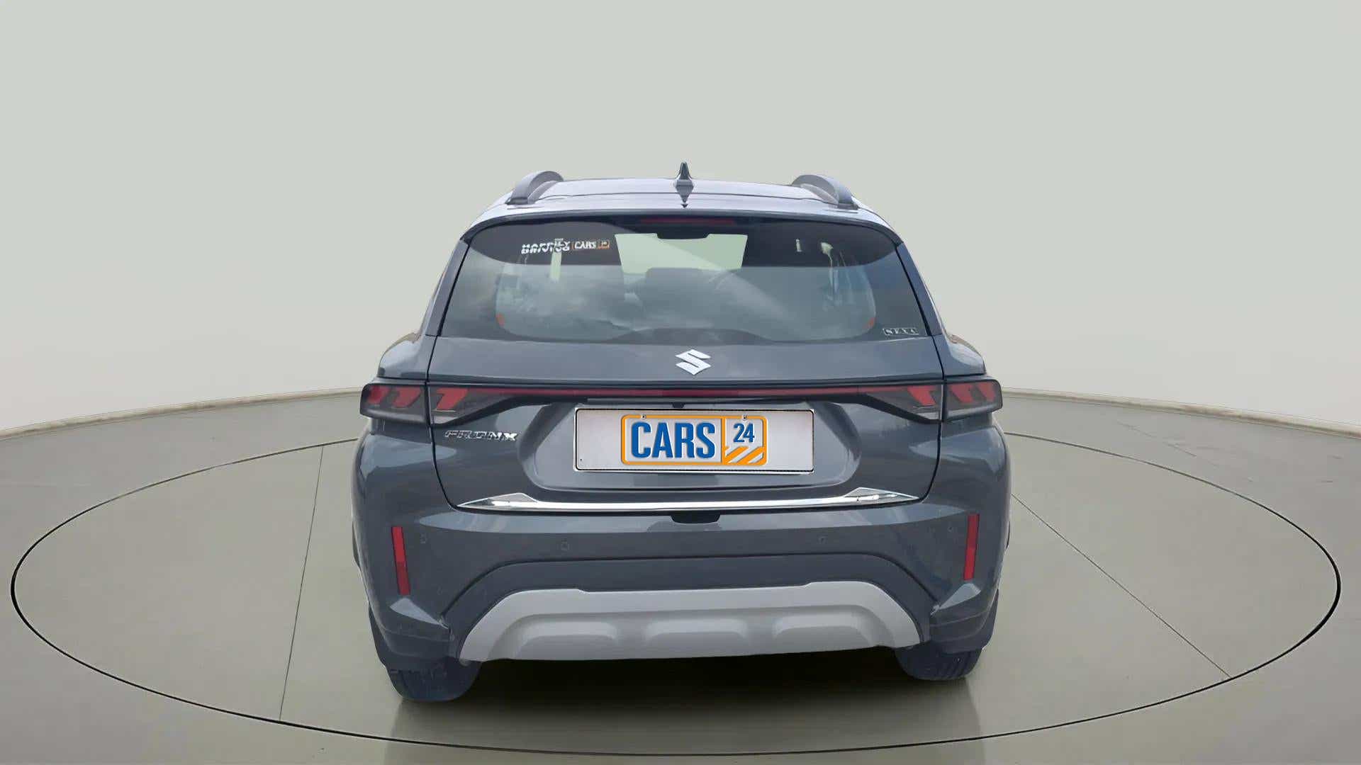 Rear view of a Maruti Suzuki FRONX