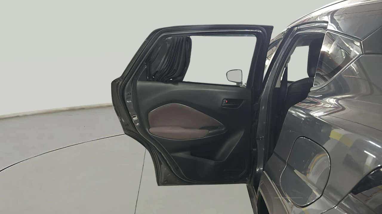 Rear left door view of a Maruti Suzuki FRONX