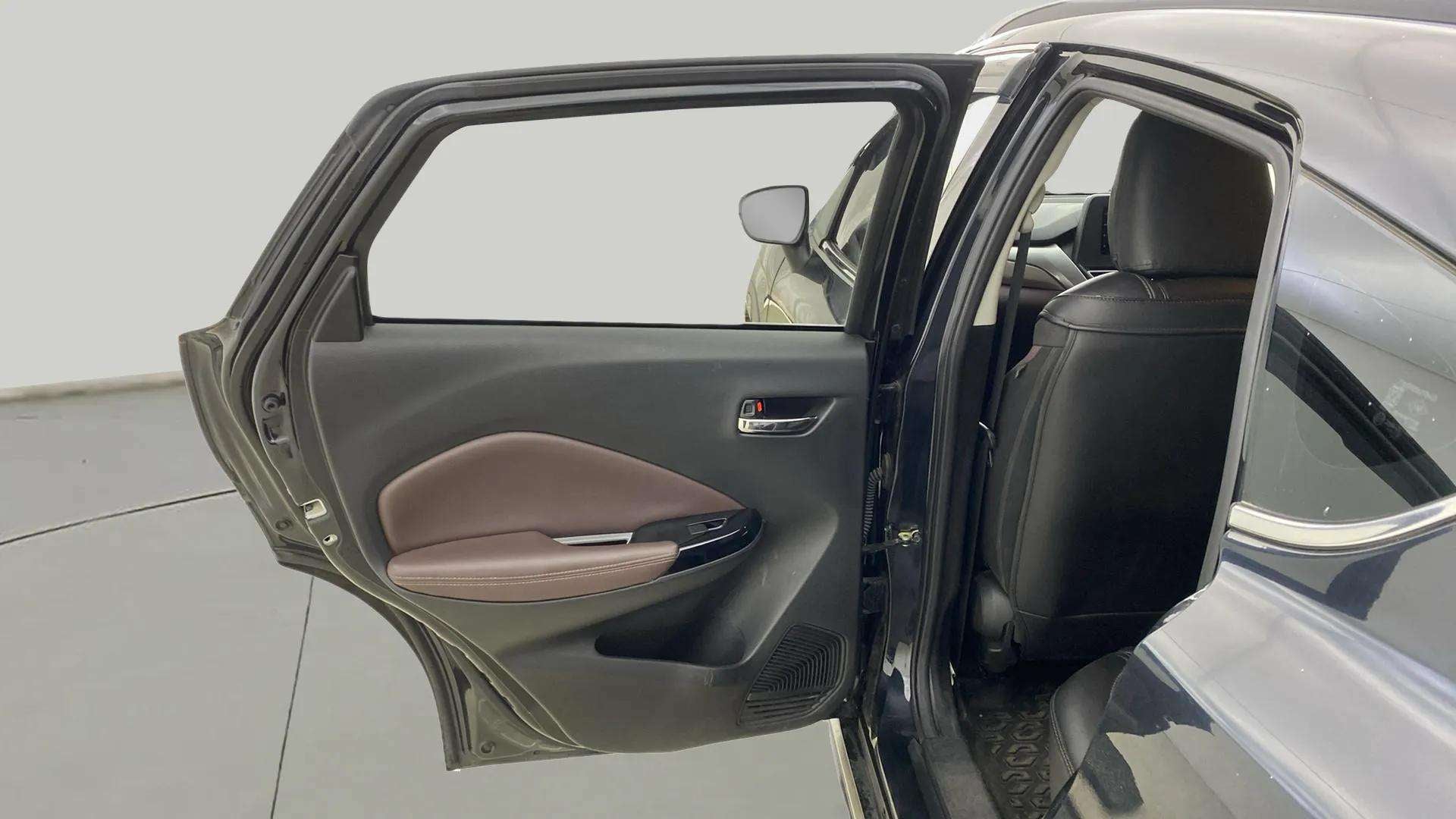 Rear left door interior of a Maruti Suzuki FRONX