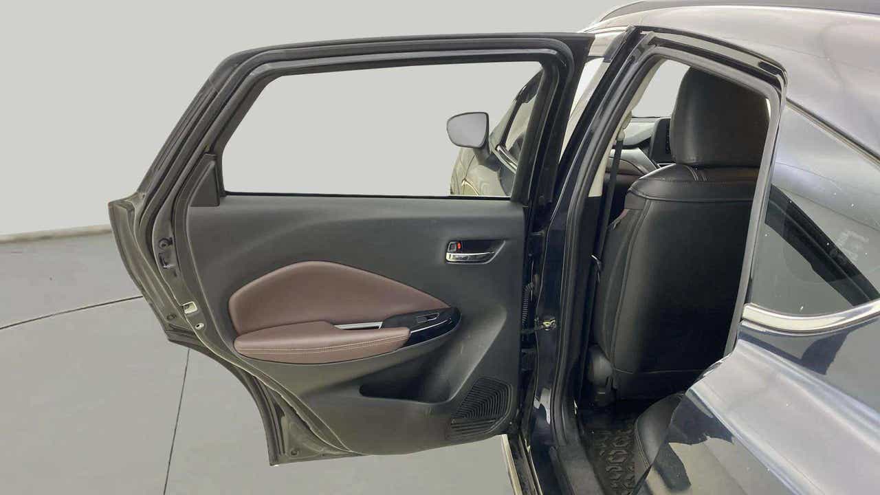 Rear left door interior of a Maruti Suzuki FRONX