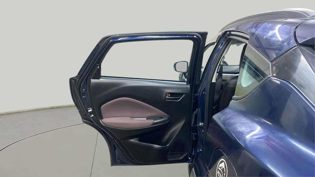 Rear door and side profile of a Maruti Suzuki FRONX