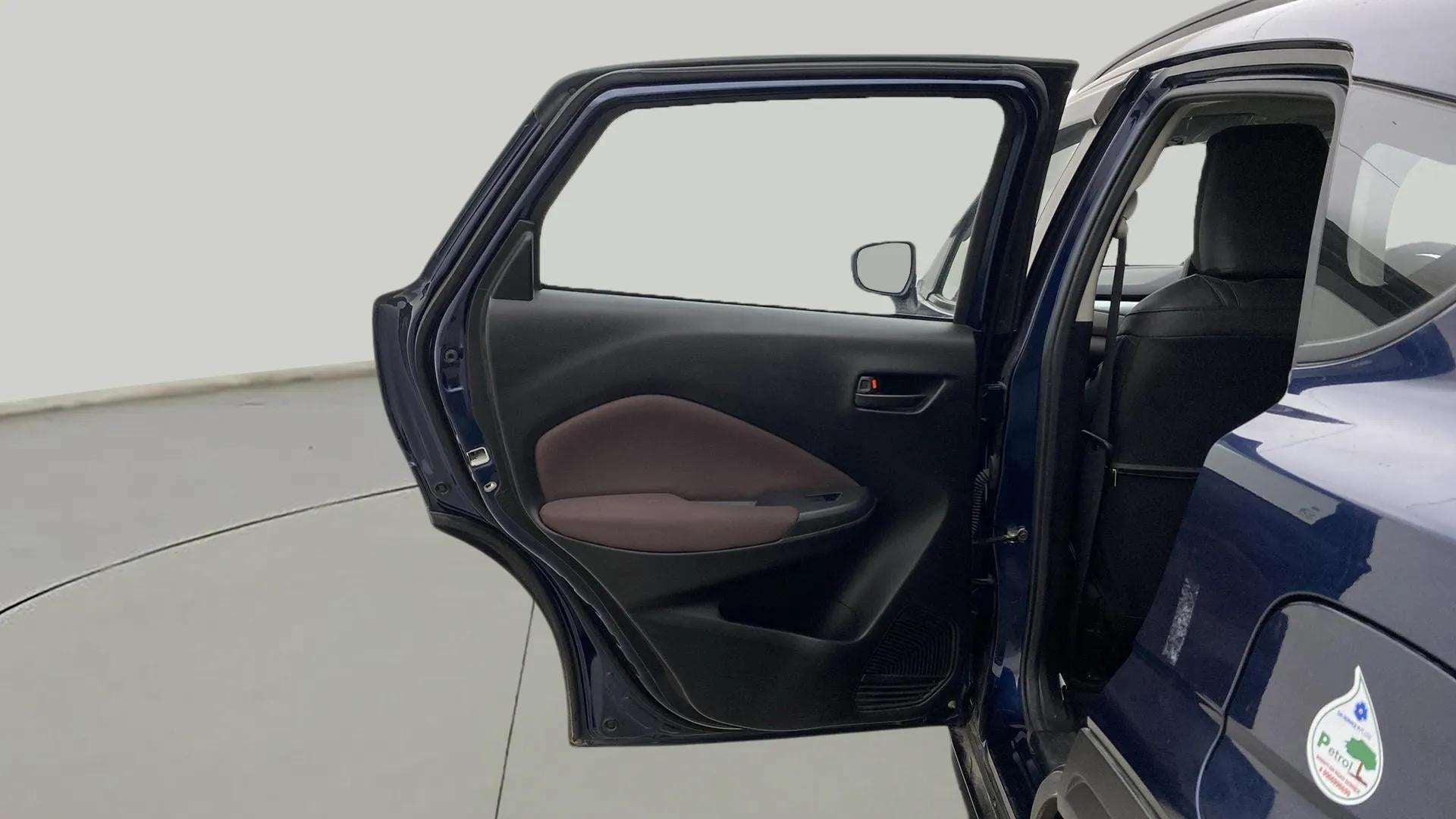 Rear left door interior of a Maruti Suzuki FRONX