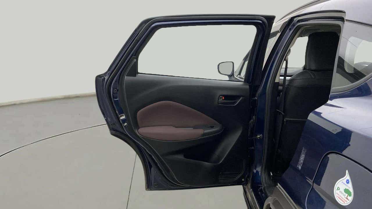 Rear left door interior of a Maruti Suzuki FRONX