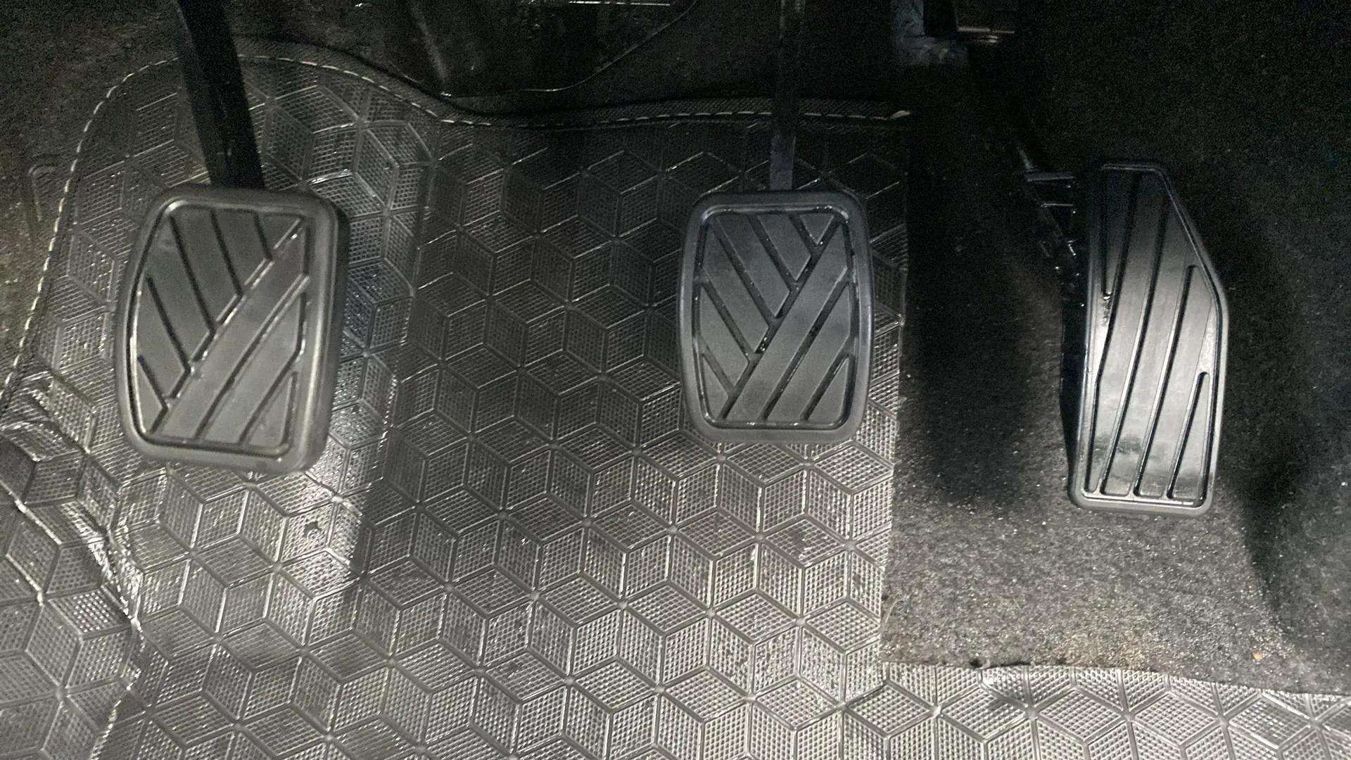 Foot pedals of a Maruti Suzuki FRONX
