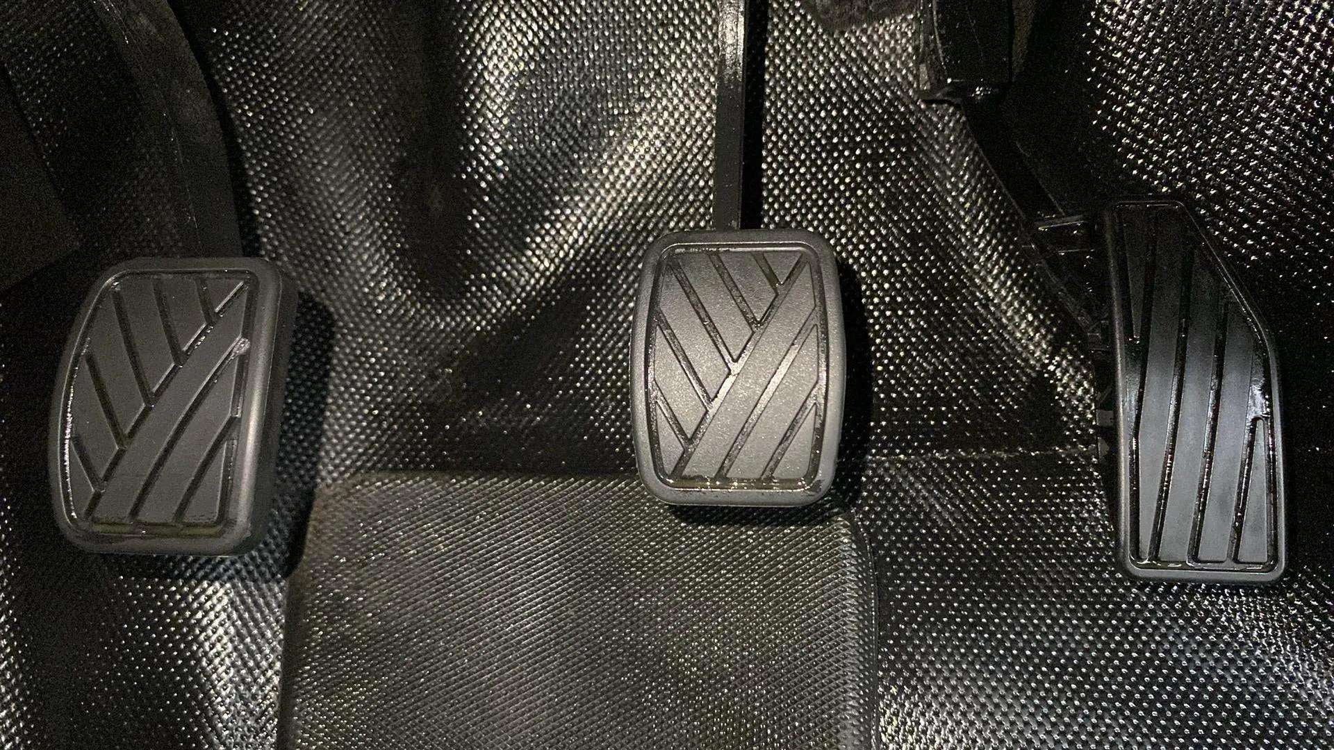 Pedal area of a Maruti Suzuki FRONX